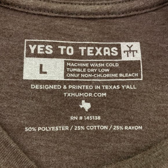 TX Humor - Born and Raised in Texas T-Shirt - Large - Picture 3 of 10